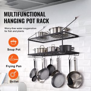 Portabottiglie da 30 pollici a parete da 12 ganci da 55 libbre capacità di carico gancio per 12 ganci da cucina con caricamento da 55 libbre - Product Image 2