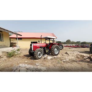 Tractor Massey Ferguson MF 375 4WD de 75 HP, Duradero, con Implementos Agrícolas, Fabricado en Pakistán para Nigeria - Product Image 1