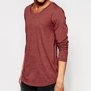 Thoải Mái Đúng Để Phù Hợp Với Đầy Đủ Tay Áo Vòng Cổ Người Đàn Ông <span class=keywords><strong>T</strong></span> Shirt Với 100 Cotton <span class=keywords><strong>Slub</strong></span> Mềm <span class=keywords><strong>Jersey</strong></span> Bangladesh Bán Buôn Quần Áo - Product Image 6