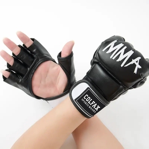 ถุงมือ MMA หนังแท้คุณภาพพรีเมียม สวมใส่สบาย แบบครึ่งนิ้ว สำหรับมืออาชีพ ฝึกซ้อมคิกบ็อกซิ่ง และศิลปะการต่อสู้แบบผสมผสาน - Product Image 5