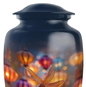 โกศบรรจุอัฐิทองเหลืองทำมือสมัยใหม่สำหรับผู้ใหญ่ โกศตกแต่งสำหรับงานศพสำหรับชายและหญิง ราคาขายส่ง - Product Image 2