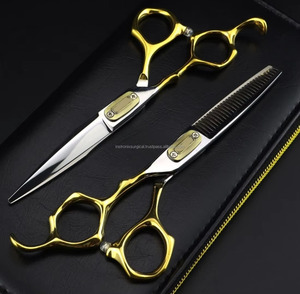 Tijeras Profesionales de Peluquería de 6.5 Pulgadas, Acero Japonés 440C, para Cortar y Entresacar Cabello, OEM ODM, Logotipo Personalizado, Venta al Por Mayor, Alta Calidad - Product Image 3