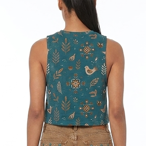 Camiseta sin mangas elegante de color sólido, talla personalizada, ropa para exteriores, transpirable, para mujer. - Product Image 2