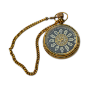 Montre de poche en laiton de bonne qualité, design léger, meilleur chronomètre, montre pendentif avec finition dorée - Product Image 5