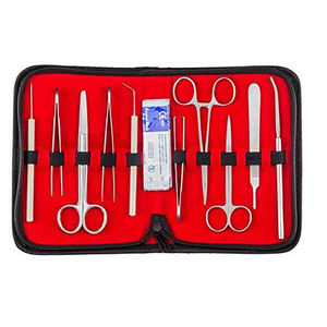 Kit d'instruments chirurgicaux manuels en acier, ensemble de base d'outils de suture avec coussin d'entraînement pour la formation médicale en clinique et à l'hôpital - Product Image 4