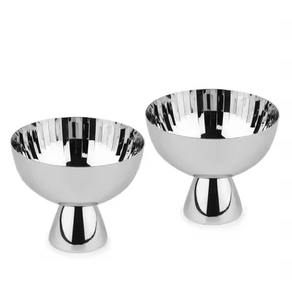 Designer Metal Ice Cream <b>Bowl</b> Stainless Steel <b>Dessert</b> Cup Table Decor - Product Image 2
