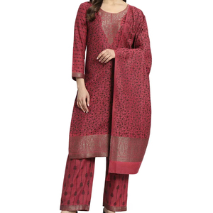 Vêtements ethniques indiens en gros Safaa DILKASH, costume d'hiver pour femmes, tissu tissé pour robe, Kurti Salwar Kameez - Product Image 1