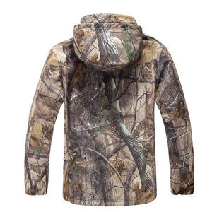 Veste Softshell à Capuche Imperméable et Respirante Dynamel pour Homme, Camouflage Tactique d'Extérieur, Idéale pour la Randonnée, le Camping et l'Hiver, avec Doublure Polaire - Product Image 2