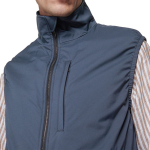 Chaleco acolchado de plumón para hombre, diseño personalizado OEM con logotipo, para invierno, estilo urbano, informal, cálido. - Product Image 3