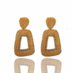 Pendientes de Bordado para Mujer, Nueva Moda, Buena Calidad, Joyería Personalizable con Bisel, Manualidades de Punto de Cruz para Niñas - Product Image 4