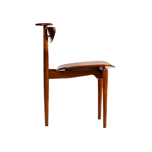 Modern Solid Teak Wood Dining <b>Chair</b> Minimalist Wooden Seat with Ergonomic <b>Back</b> <b>Support</b> for Home Restaurant Cafe Furniture - Product Image 3