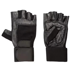 Gants de musculation demi-doigts avec sangle de poignet réglable pour la protection en salle de sport, l'entraînement physique et les sports - Product Image 3