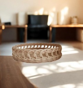 Plateau de service en rotin naturel avec poignées pour la cuisine, la salle à manger, l'hôtel, le restaurant, la décoration de la maison - Product Image 4