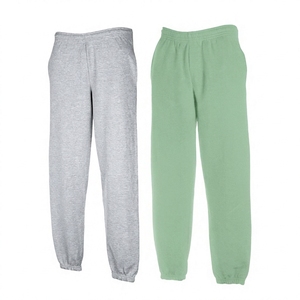 Pantalon de jogging unisexe classique pour homme, 100% coton, poids lourd, taille élastique, couleur unie, style décontracté, automne-hiver - Product Image 3
