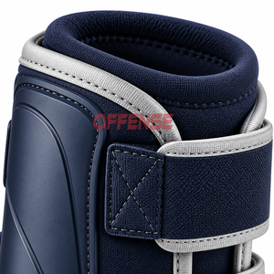 Botas de protección para caballos con amortiguación suave, tela resistente y diseño práctico para un entrenamiento y equitación diaria cómodos. - Product Image 6