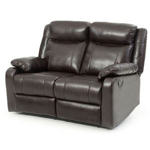 Mobili gloria G760A-RL doppio sedile amore reclinabile marrone scuro comodo reclinabile reclinabile - Product Image 3