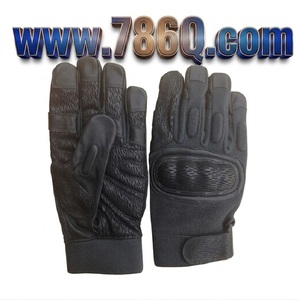 <b>Touch</b> <b>Screen</b> <b>Gloves</b> Genuine Leather Hard Knuckles Tactical Fire Resistant <b>Gloves</b> - Product Image 1