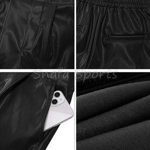 Shorts de cuero genuino de vaca para mujer, personalizados, profesionales, al por mayor, en varios colores y tallas. - Product Image 6