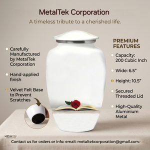 Handcrafted Black Metal <b>Urn</b> for Human Remains Adult Funeral Supplies Keepsake Cremation <b>Urns</b> Decorative Memorial Jars for Ashes - Product Image 4