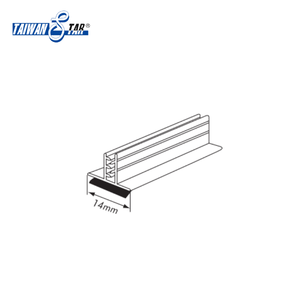 Moulage par extrusion de clips requin en PVC transparent de haute qualité, 14 mm, nouvelle génération, super grip - Product Image 1