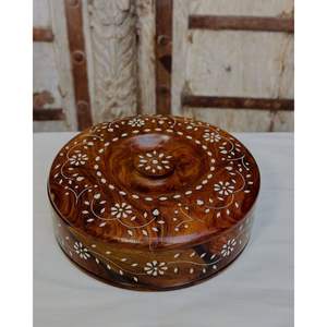 Boîte de rangement moderne en bois pour tortillas et roti, pour la table de cuisine, pour le service, l'organisation et la décoration - Product Image 2