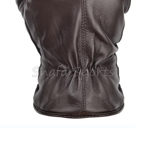 Guantes de esquí de cuero de cabra de diseño moderno 2026, guantes de snowboard de dedo completo a la venta a bajo precio - Product Image 6