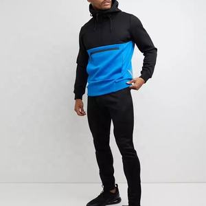 Sudadera deportiva personalizada para hombre, con capucha, informal, con cremallera, para otoño e invierno, venta al por mayor - Product Image 4