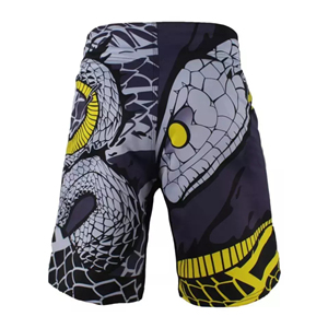 กางเกง MMA ลายงู โพลีเอสเตอร์ ระบายอากาศได้ดี สำหรับฝึกซ้อมและกีฬาต่อสู้ ใส่ได้ทุกฤดู - Product Image 2