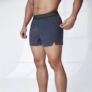 Shorts de course et de sport pour homme, haute qualité, séchage rapide, respirants, légers, avec taille élastique et poche zippée - Toutes saisons - Product Image 3