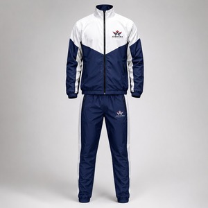 Survêtement coupe-vent pour homme, veste et pantalon de sport personnalisés, conçus pour les entraînements en salle, les activités de plein air et les vêtements de sport quotidiens - Product Image 1