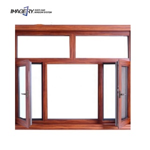 Hình ảnh Swing mở nhôm hồ sơ cửa ra vào và cửa sổ kính đôi cửa sổ kính vườn - Product Image 2