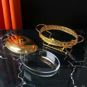 Plat de service chauffant classique haut de gamme en acier inoxydable pour restaurants, services de traiteur et buffets extérieurs - Product Image 5