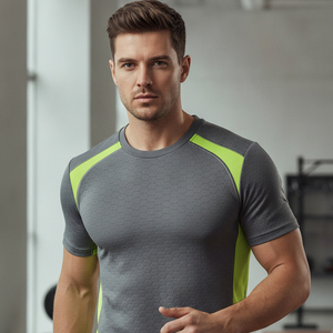 B2B Wholesale Men Training T Shirt Custom Gym Workout Apparel Breathable Soft <b>Athletic</b> Tee High Quality Sport Clothing - Product Image 5