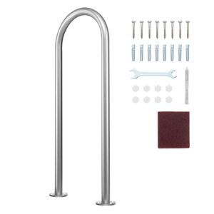 Corrimano per piscina da 36 x 13 pollici con piastra di base in alluminio, ringhiera di sicurezza per piscina interna/esterna, scaletta per piscina ergonomica - Product Image 1