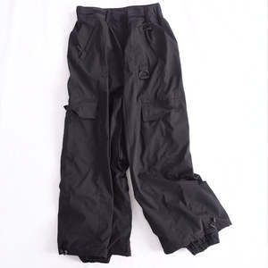 Pantalon de snowboard ample et respirant, pantalon de ski imperméable, vêtements d'extérieur pour homme, fermeture élastique noire - Product Image 1