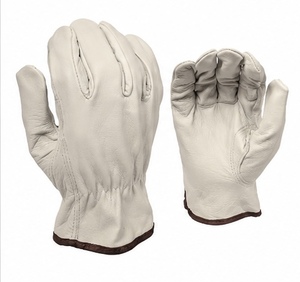Durable Grain Leather <b>Rigger</b> <b>Gloves</b> Reinforced Cuff Enhanced Grip Heat Resistant Anti-Slip Breathable Customizable Workplace - Product Image 1