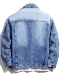 2025 Winter <b>Custom</b> Men's <b>Denim</b> <b>Jacket</b> High Quality Cotton Jeans Most Popular XS Size Wholesale - Product Image 3