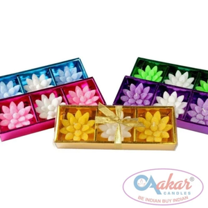 Vela Flotante Aakar AF 301 Lotus, Vela Decorativa Texturizada para el Hogar, Bodas y Spa - Product Image 3