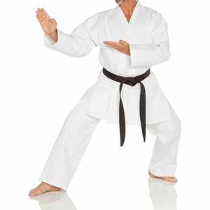 Uniforme de Karate 100% Algodón Transpirable de Secado Rápido Diseño de Logotipo Personalizado Servicio OEM Venta al por Mayor - Product Image 2