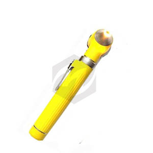 Mini otoscope à fibre optique jaune, format de poche, diagnostic portable, avec éclairage LED lumineux, léger et portatif - Product Image 6
