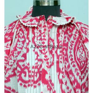 Robes décontractées pour femmes, 100% coton, streetwear, respirantes, pour le bureau, mini, manches 3/4, col rond, imprimé floral, modernes, amples, printemps - Product Image 3