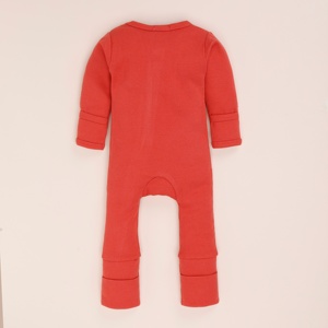 ชุดหมีแบบมีซิปสำหรับทารกเสื้อผ้าเด็กสีไม้ไผ่อีลาสเทนแบบพรีเมี่ยม - Product Image 2