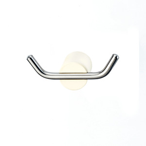 Modern 304 Stainless Steel Anti-rust Double Robe <b>Hook</b> for Hotels Restaurants Laundries <b>Bathroom</b> Use - Product Image 1