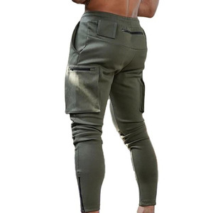 Men's <b>White</b> Camouflage Cargo <b>Jogger</b> Pants Elastic Waist Drawstring Multiple Pockets Lightweight Breathable Casual Fit - Product Image 6