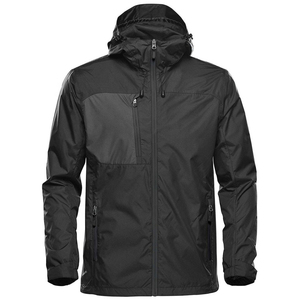 Veste de pluie personnalisée imperméable, coupe-vent et écologique avec capuche, logo personnalisé de haute qualité sur le devant, vêtements d'extérieur pour hommes - Product Image 1