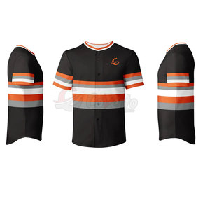 Maillot de baseball coupe ajustée, dernier design, en coton, différentes couleurs, au meilleur prix - Product Image 4