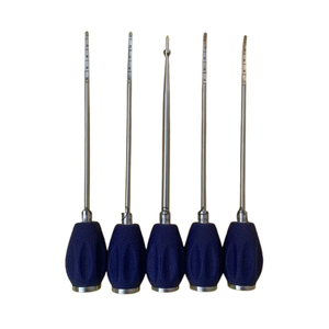Ensemble d'instruments chirurgicaux orthopédiques Jamso Industries, 5 aiguilles à pointe électrique pour la colonne vertébrale, manche bleu, outils de neurochirurgie de classe I, modèle - Product Image 4