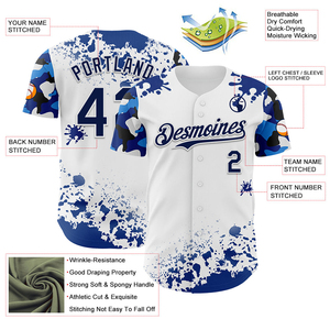 Maillots de baseball personnalisés pour équipes sportives, légers, 100 % polyester, tissu à séchage rapide, impression par sublimation intégrale - Product Image 3