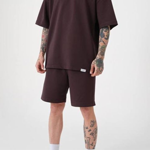 Pantalones Cortos Deportivos para Hombre, 100% Algodón, 240 GSM, con Logotipo Personalizado OEM, de Alta Calidad, 3/4 de Longitud, para Correr, Entrenamiento, Baloncesto, Gimnasio, Estilo Urbano, Corte Holgado - Product Image 5