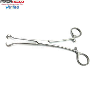 Pinzas Babcock para Tejido Intestinal de 20 cm, Acero Inoxidable Premium, Instrumento Quirúrgico Manual Atraumático, Suave, con Certificación CE - Product Image 4